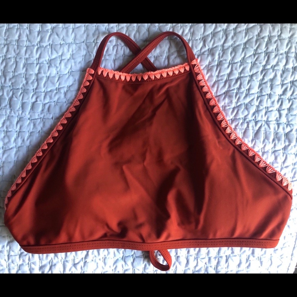 Aerie High Neck Bikini Top